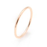 Inelul unisex Maxi Essential din aur roz 14K